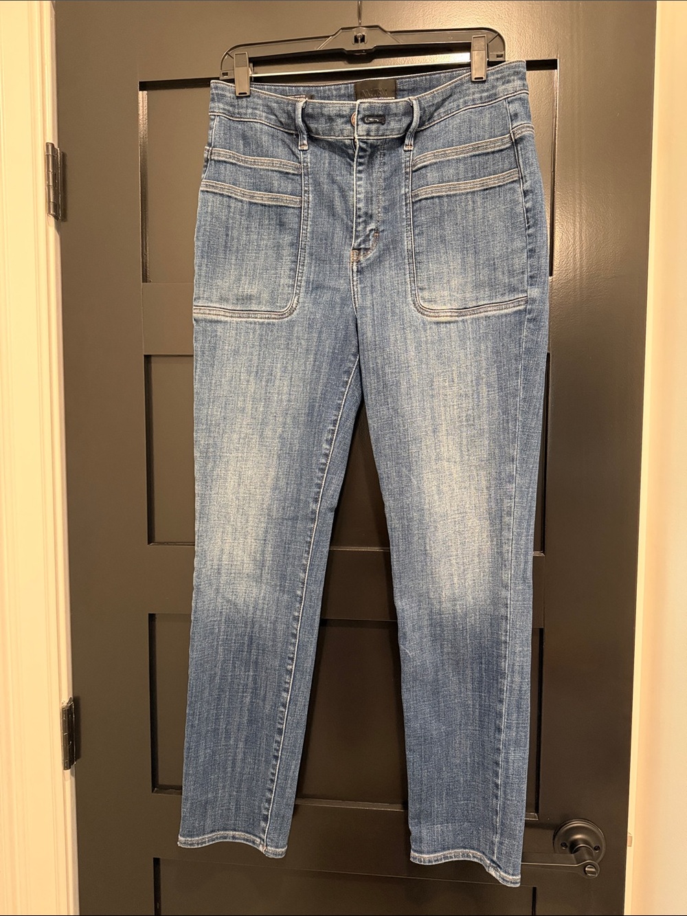 White House Black Market Light Blue Straight Leg Jeans